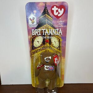 Vintage McDonalds Ty Beanie Babies Britannia the Bear From Great Britain 1999